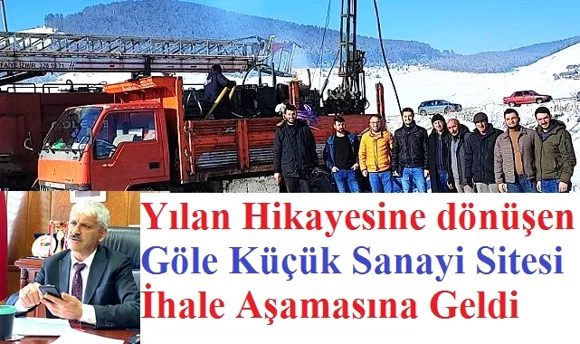 Göle Küçük Sanayi Sitesi için zemin etüt çalışması Sona erdi