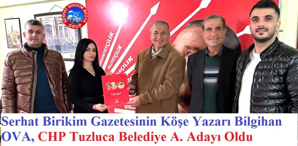 Bilgehan Ova ,Tuzluca belediye  başkanlığına aday oldu.