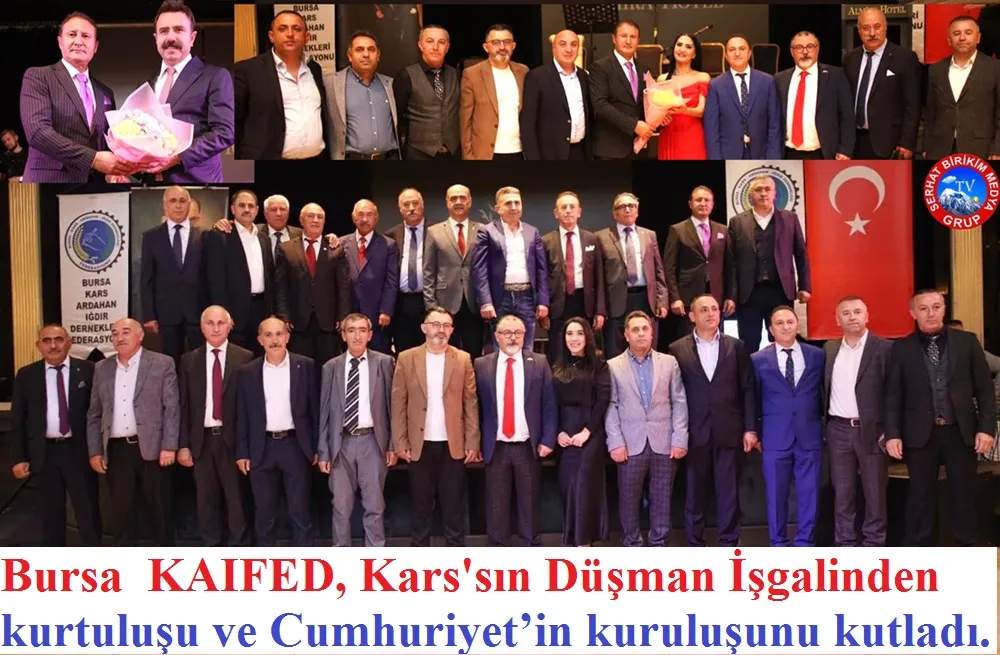 BURSA KAIFED, Kurtuluşu Ve Cumhuriyet Şöleni Yaptı