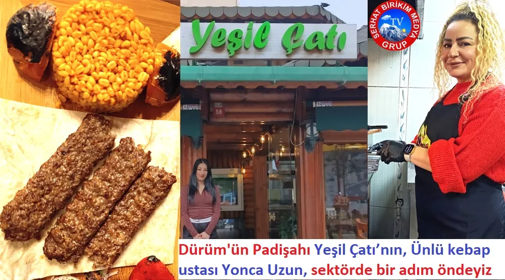   Yeşil Çatı Kebap Dürüm Salonu Yemek Sektöründe 1 Adım Önde 