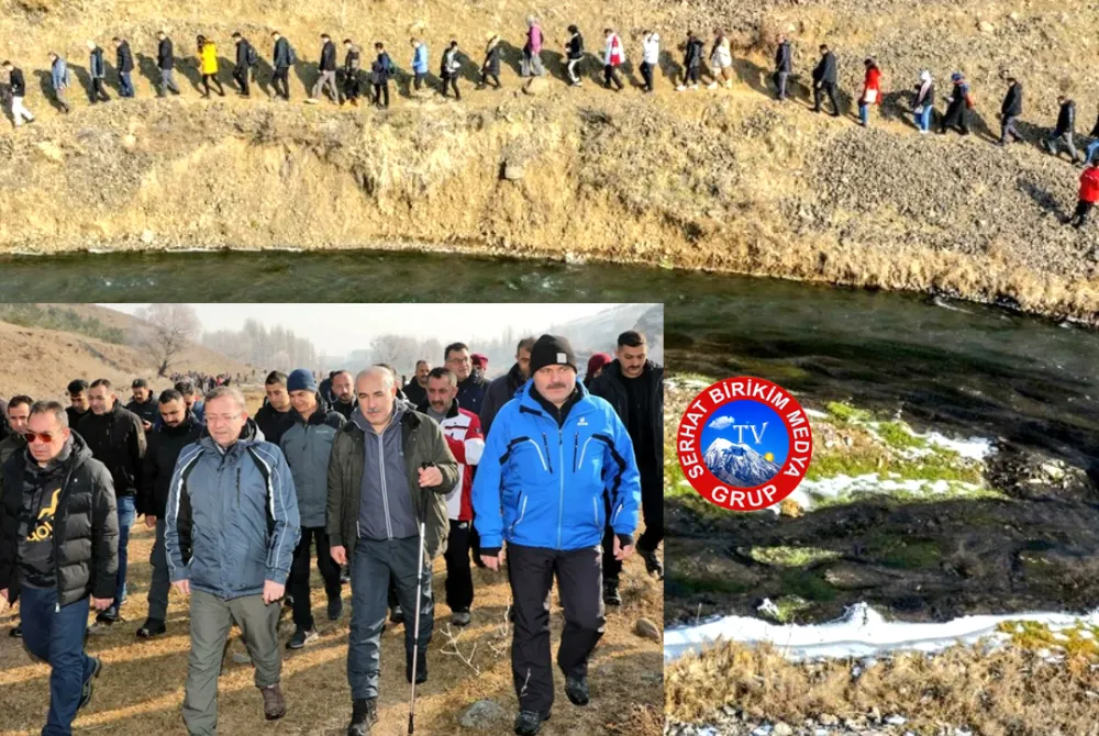 Kars Kültür Yolu Doğa Yürüyüşü kapsamında yürüyüş düzenlendi