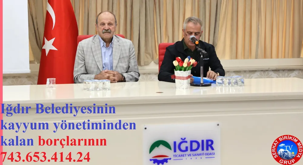 Iğdır Belediye Eş Başkanı Mehmet Nuri Güneş , Iğdır Belediyesinin Borçlarını Açıkladı 