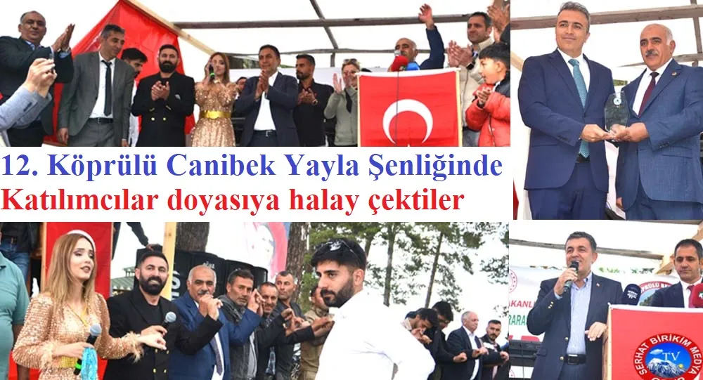 12. Köprülü Beldesi Canibeg Yayla Festivali Yağmura Meydan Okudu. 