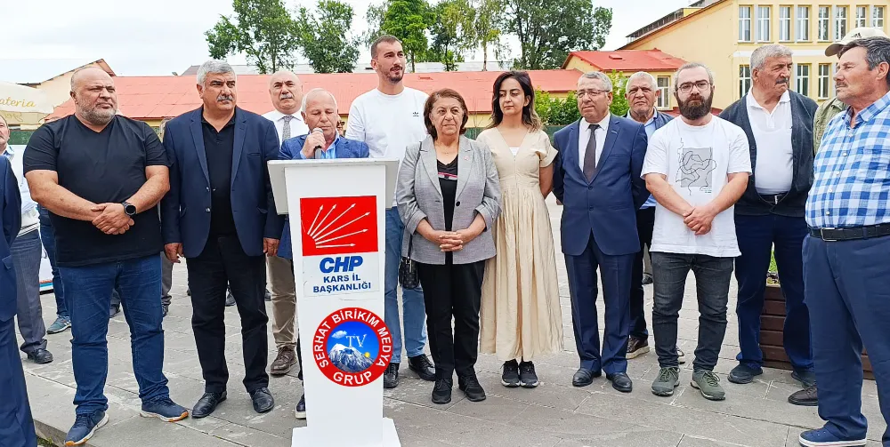 CHP Kars Basın Açıklaması Yaptı 