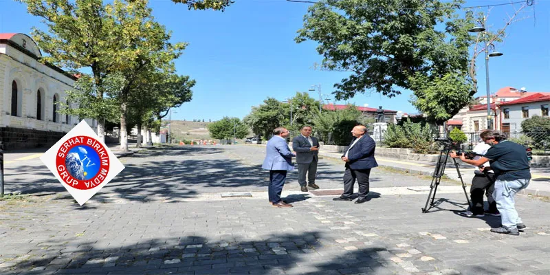   Kars Valisi Ziya Polat ve Başkan Senger Habertürk Tv