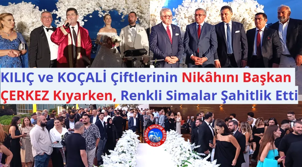 KILIÇ ve KOÇALİ Çiftlerinin Nikâhını Başkan ÇERKEZ Kıydı.