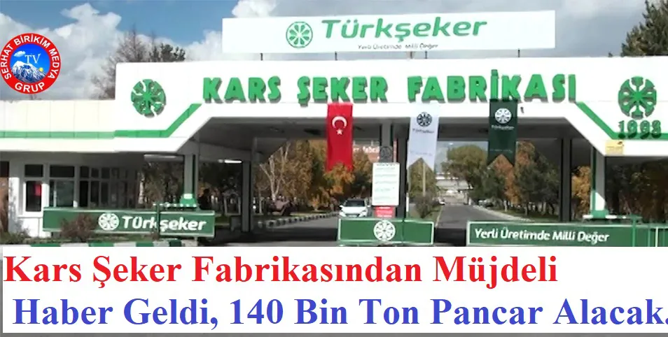 Kars Şeker Fabrikası 140 Bin Ton Pancar Alacak