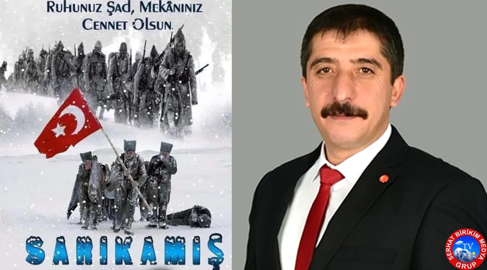   Başkan YANDEMUR; Sarıkamış Şehitlerini unutturmamalıyız 