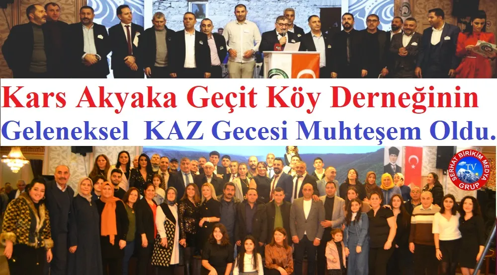 Geçit Köyünun 6. KAZ Gecesinde Katılımcılar Halaya Doydular