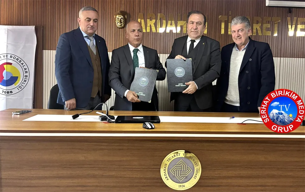 Ardahan Ticaret ve Sanayi Odası Artvin Ticaret Borsası Protokol İmzaladı 