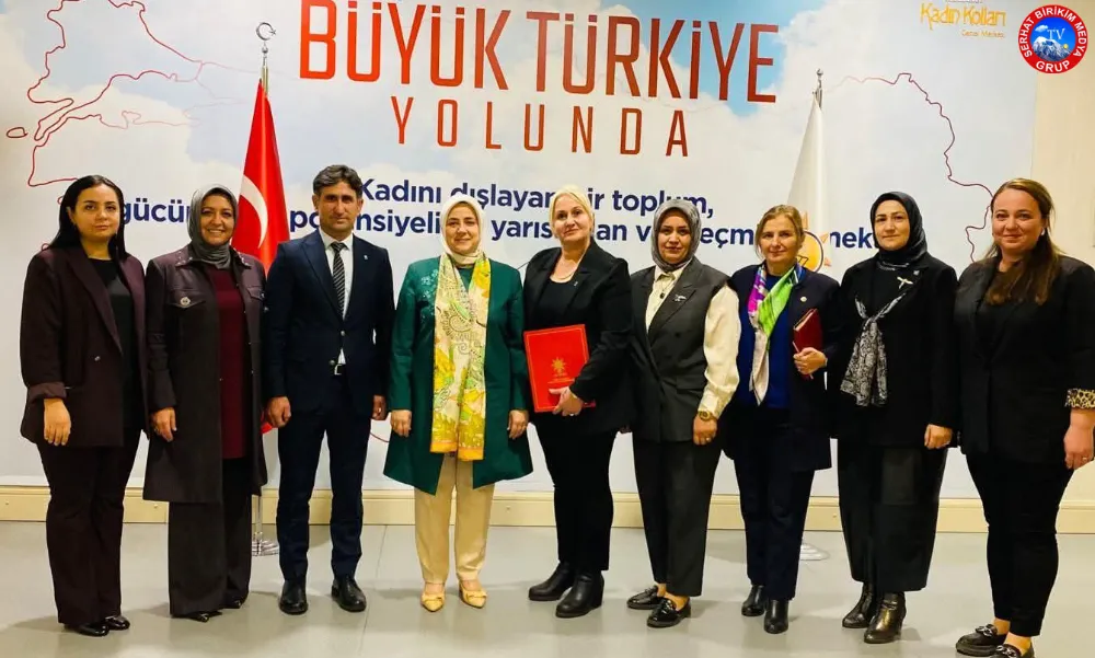 Göle Ak Parti De Yeni Kadın Kolları Başkanı Muzzez Dündar...