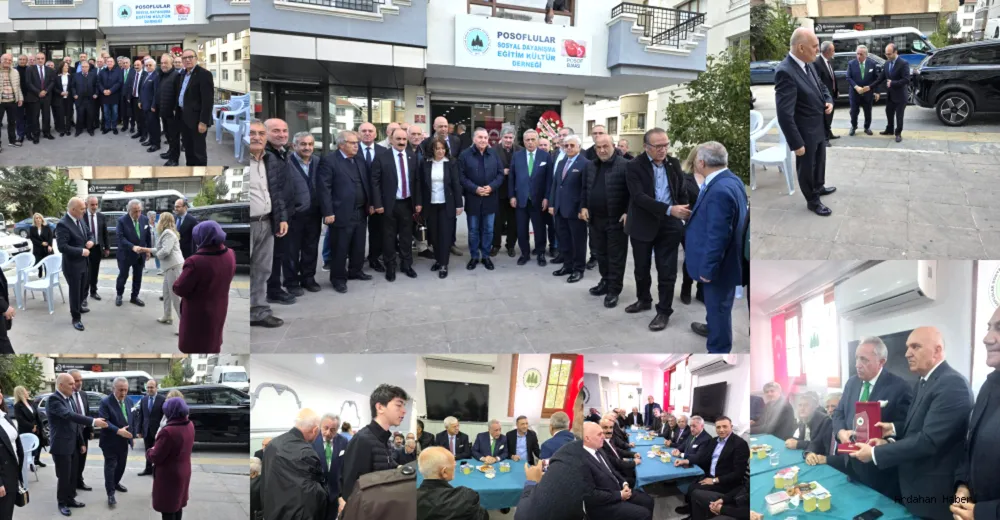 Ankara Çankaya’da yenilenen Posoflular Derneğinin açılışını ilgi vardı