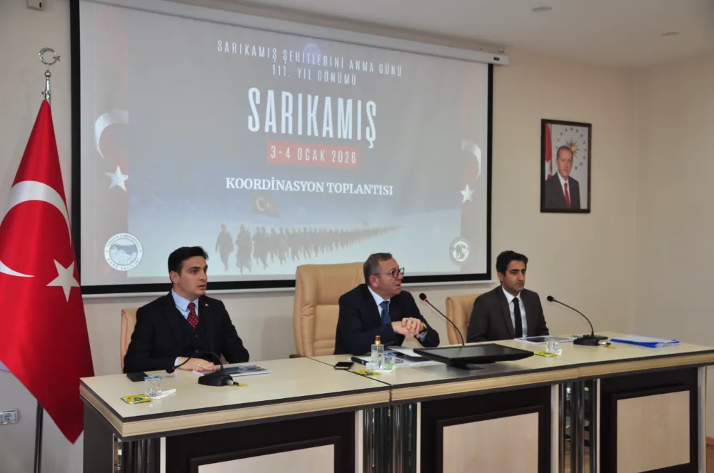 Sarıkamış Şehitleri Anma Programı Koordinasyon Toplantısı Yapıldı