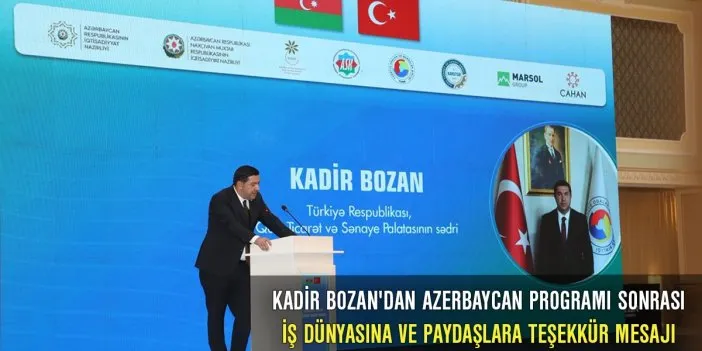 KATSO Başkanı Kadir Bozan