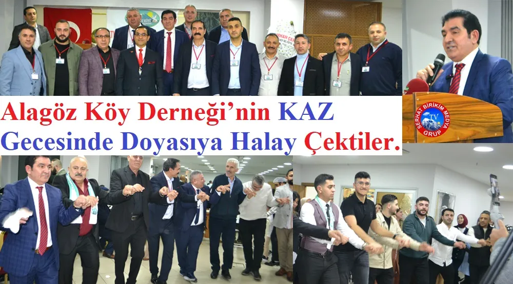 Alagöz Köyü Derneği’nin KAZ Gecesinde İzdiham Yaşandı