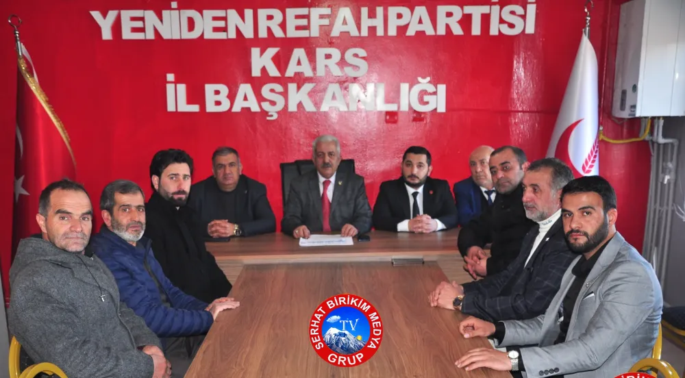 Yeniden Refah Partisi Kars İl Başkanı İbrahim Çelik, Kartal Kay ayanğına Tepqki Gösterdi