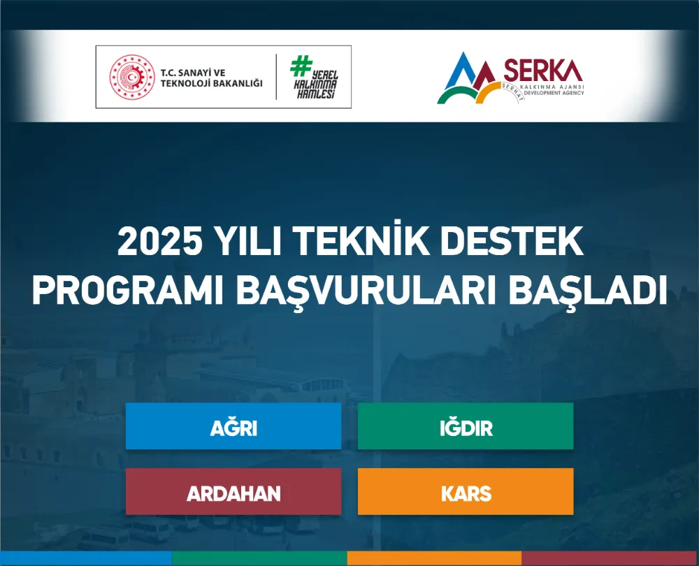 SERKA Teknik Destek Programı Kapsamında 3 milyon TL destek verecek