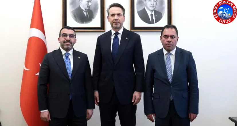 Milletvekili Çalkın ve Başkan Senger, Bakan Bayraktar
