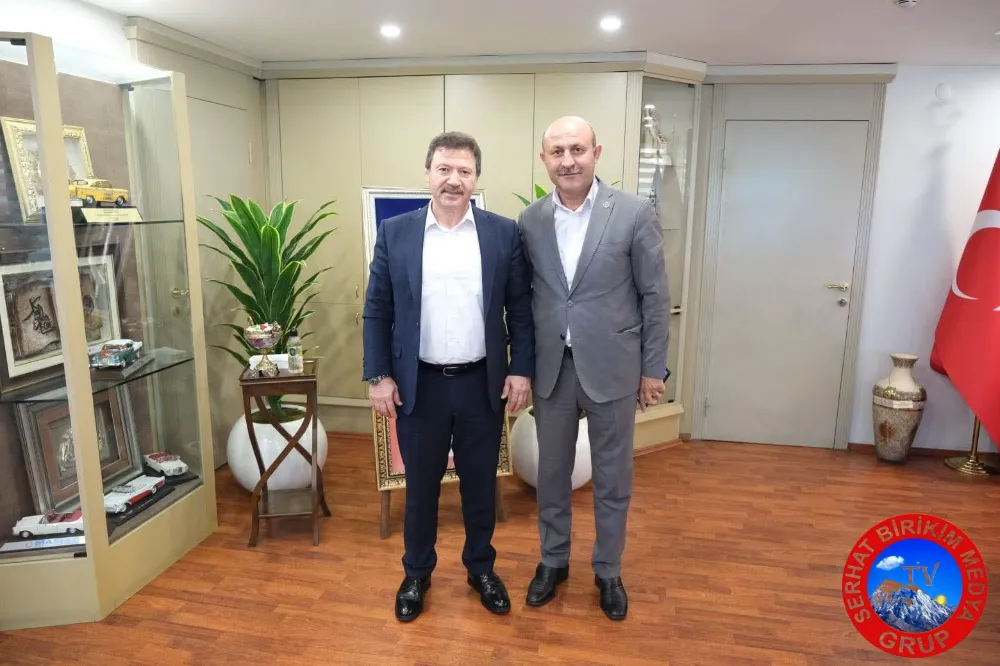 Başkan Okay Ulakçı, Türkiye Şoförler Federasyonu Başkanı Mehmet Yiğiner’i Ziyaret Etti