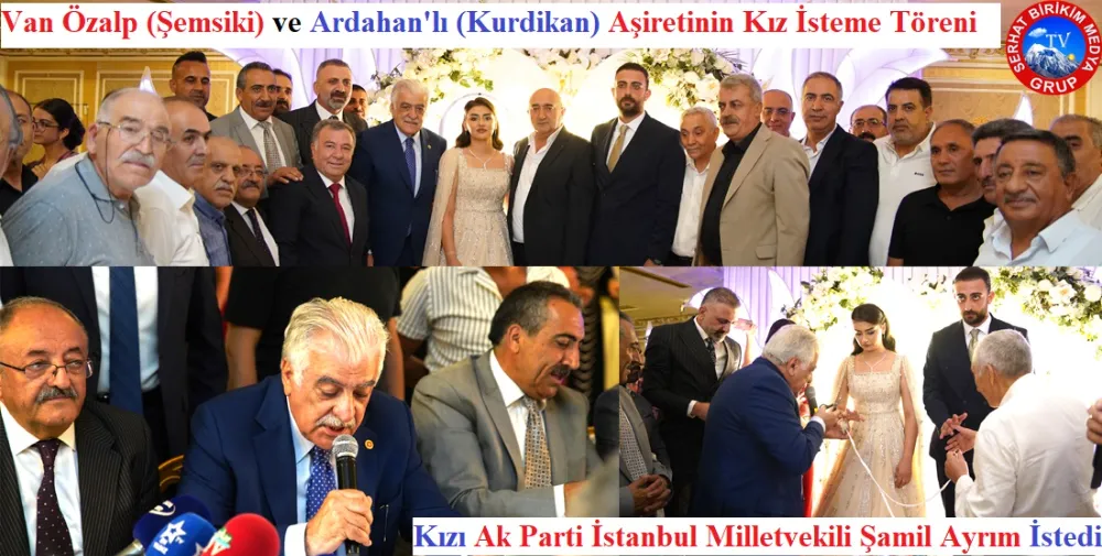 İstanbul’da (Şemsiki ve Kurdikan Aşiretlerinin Kız isteme geleneği Düğüne dönüştü 