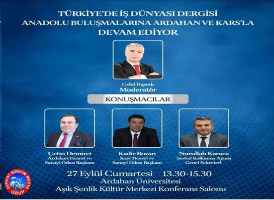 Başkan Bozan ve Genel Sekreter Karaca, programa konuşmacı olarak katılıyor