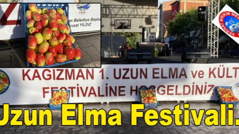  Kağızman Uzun Elması için festival düzenlendi.