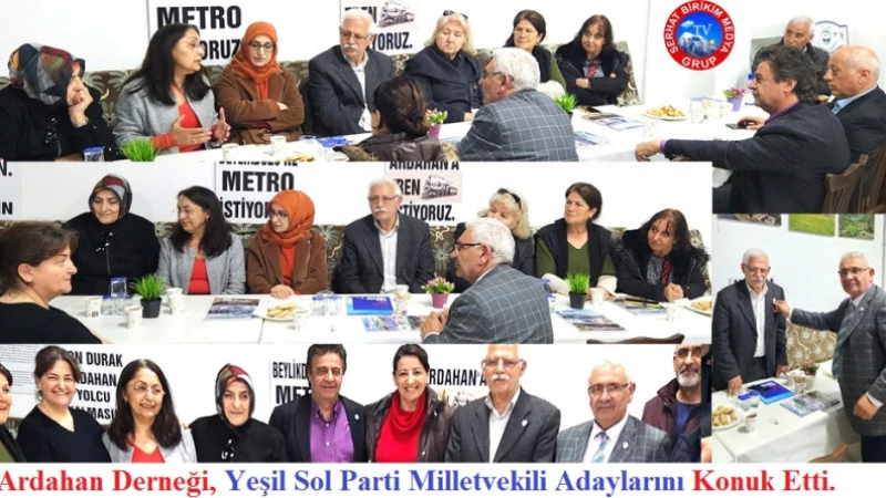  Yeşil Sol Parti Beylikdüzü Ardahan Derneğini Ziyaret Etti